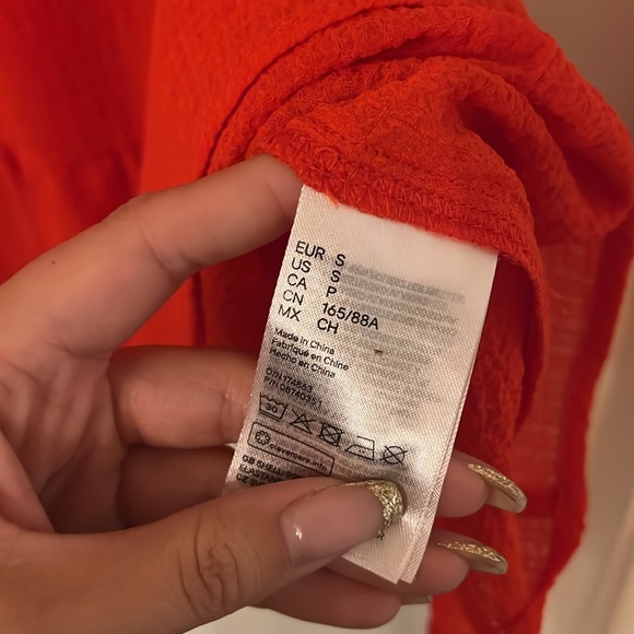 H&M Red tiered dress - Picture 5 of 8